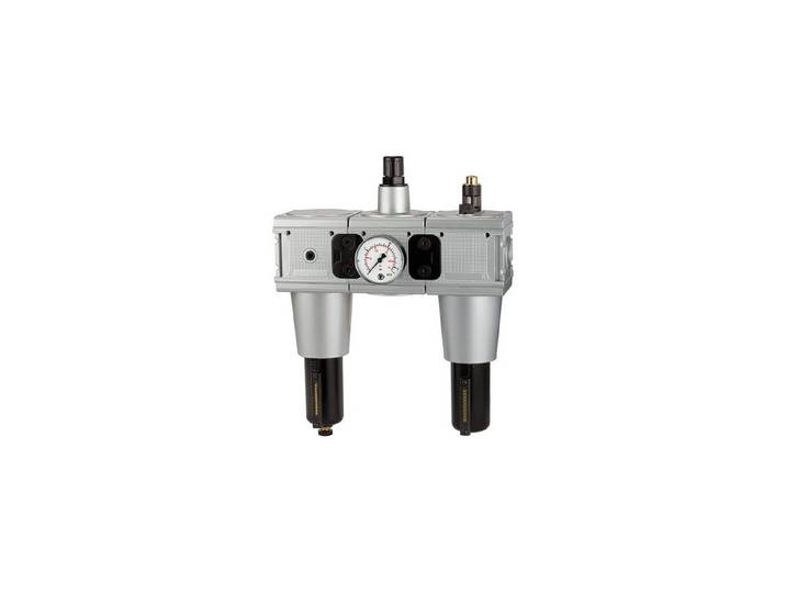RIEGLER Druckminderer Riegler Wartungseinheit 3-tlg. »multifix« mit Metallbehälter, BG 5, G