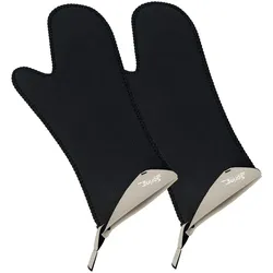 Spring Grips, Backhandschuhe + Topflappen, Schwarz, Rot