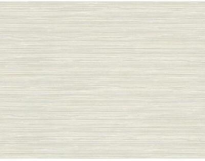 Warner Bondi Light Grey Grasscloth Texture Wallpaper