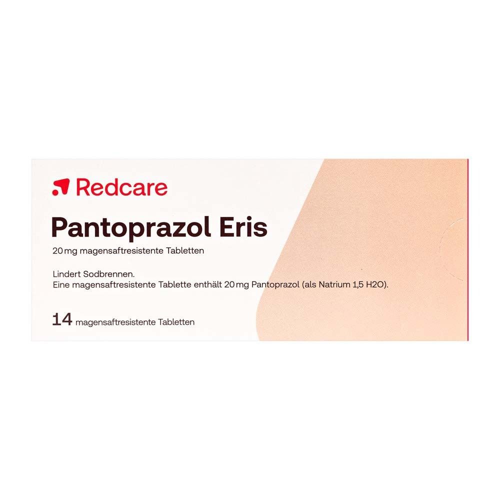 Pantoprazol Eris 20 mg magensaftres.Tabl./RedCare 14 St Tabletten magensaftresistent