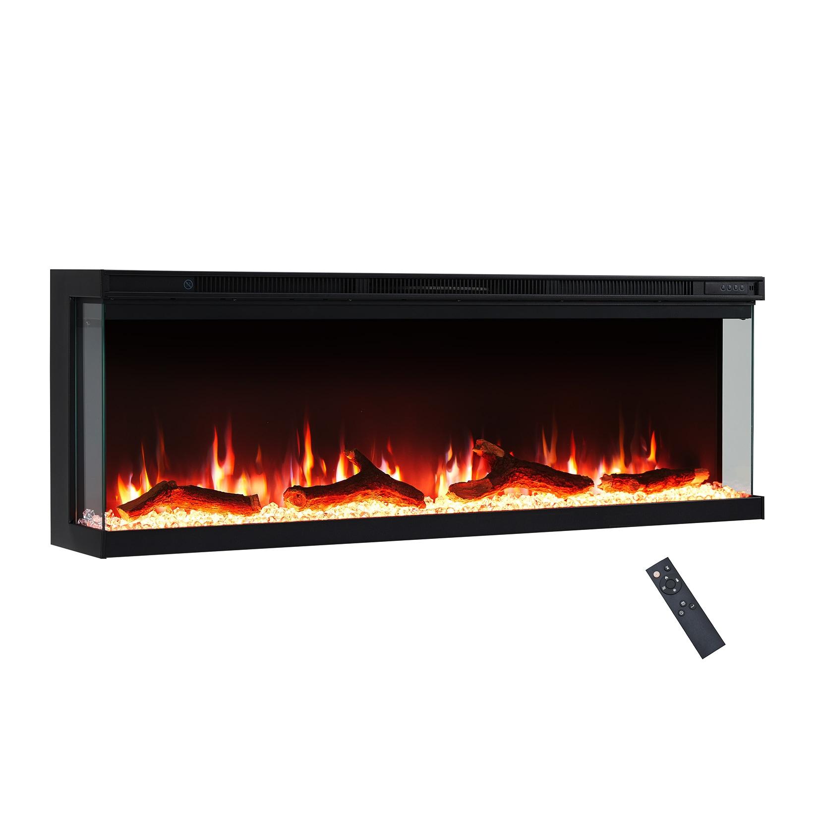 BALDERIA Orson 50 (schwarz) Elektro-Wand-/Einbaukamin