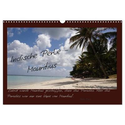 Indische Perle - Mauritius (Wandkalender 2027 DIN A3 quer), CALVENDO Monatskalender
