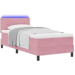 vidaXL, Boxspringbett, Samtbett (90 x 200 cm)