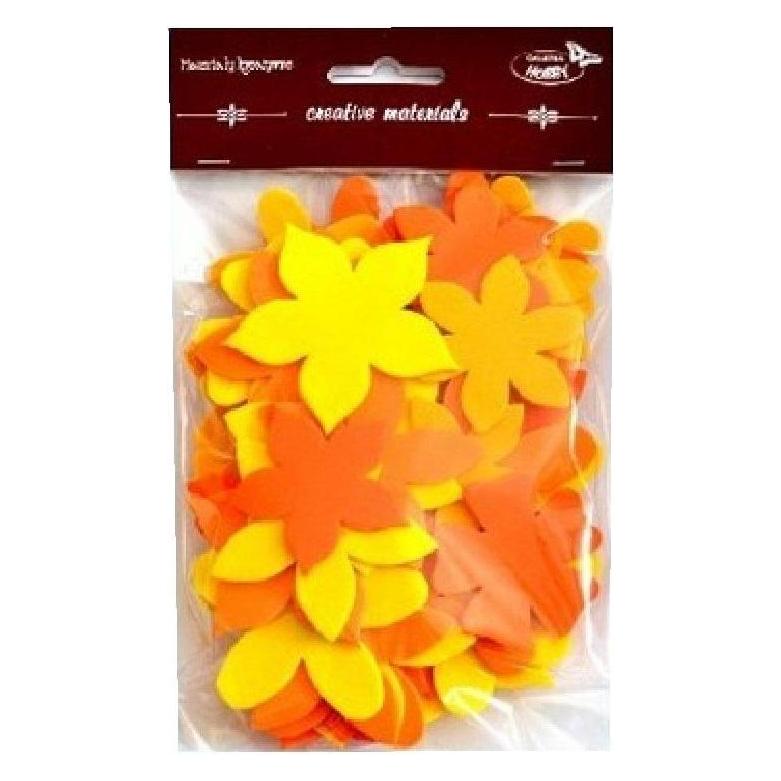 Teka Gelbe und orangefarbene Blüten 60 Stk (47996640)