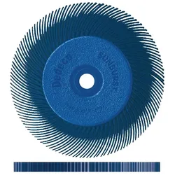 Tyrolit, Schleifmittel, Radialbürste Sunburst Ã ̃152xB152x25,4mm 400 Form DISC RA Alox/Korund (400)