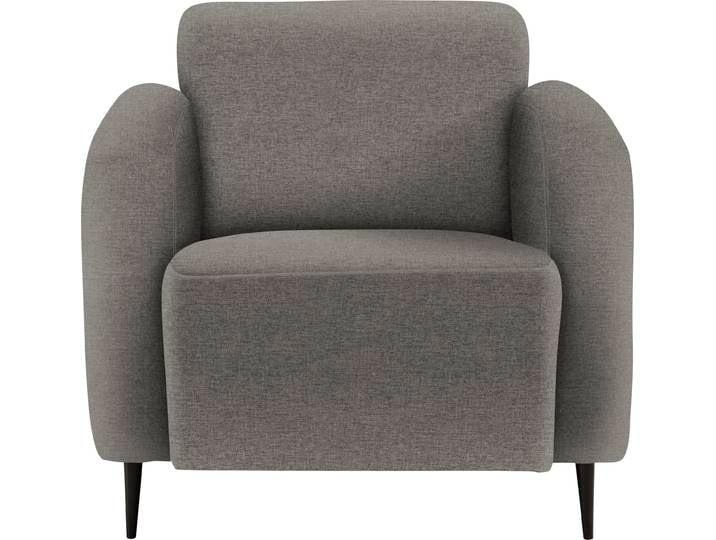 Cocktailsessel, Luxus-Microfaser, Grau (Anthrazit), 85×76×90 cm, Gepolstert, Modern, Inosign