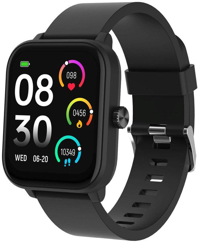 Denver SMG-155 Bluetooth Smartwatch med Indbygget Sundhedssporing - Sort