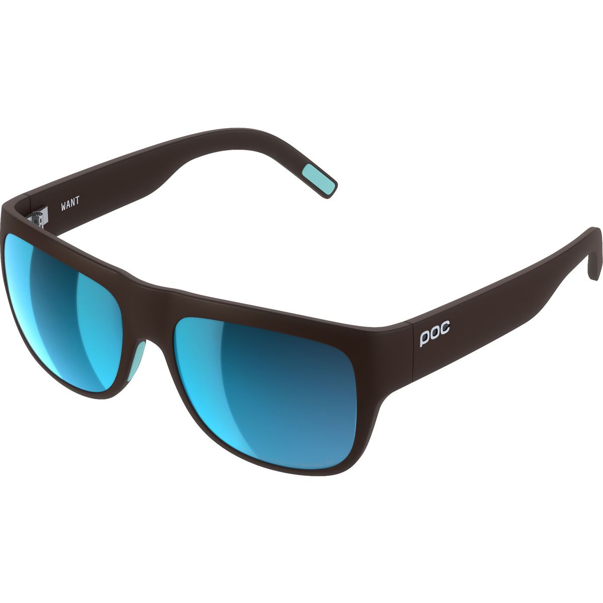 POC Want bronzite brown/clarity universal/sunny turquoise (9659) ONE WANT70129659ONE1