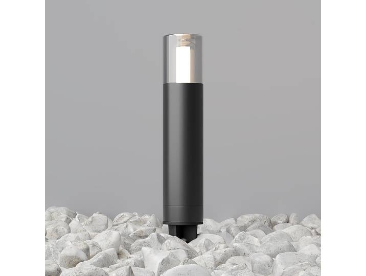 Borne lumineuse Glide 4 x 37 x 4cm Gris