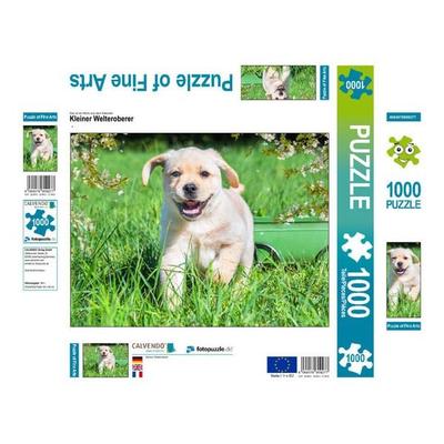 CALVENDO Puzzle Kleiner Welteroberer | 1000 Teile Lege-Größe 64x48cm Foto-Puzzle für glückliche Stunden