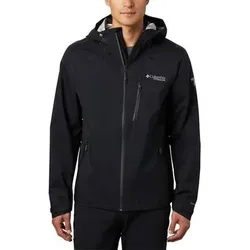 COLUMBIA Herren Regenjacke Titan Pass 2.5L Shell, Größe S in Schwarz Schwarz