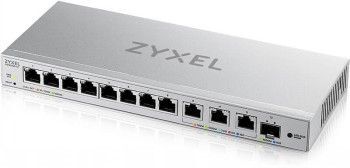 Zyxel xgs1250-12 v2, 12-port gigabit webmanaged desktop switch with 8 port 1g +