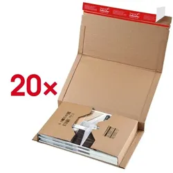 Colompac 20x Buchverpackungen »ColomPac®« 25,4/35/7,8 cm, 25.4x7.8 cm
