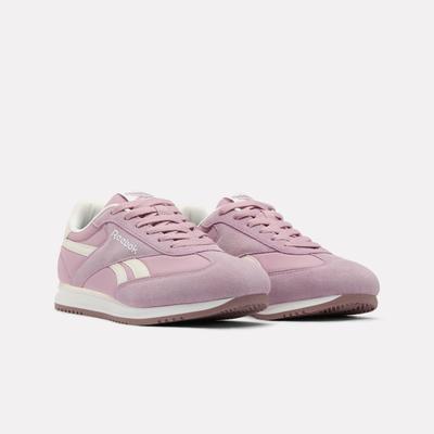 Sneaker REEBOK CLASSIC "REEBOK WORLD 70", Damen, Gr. 38,5, rosa (infusedlila, chalk), Synthetik, Textil, Schuhe Sneaker