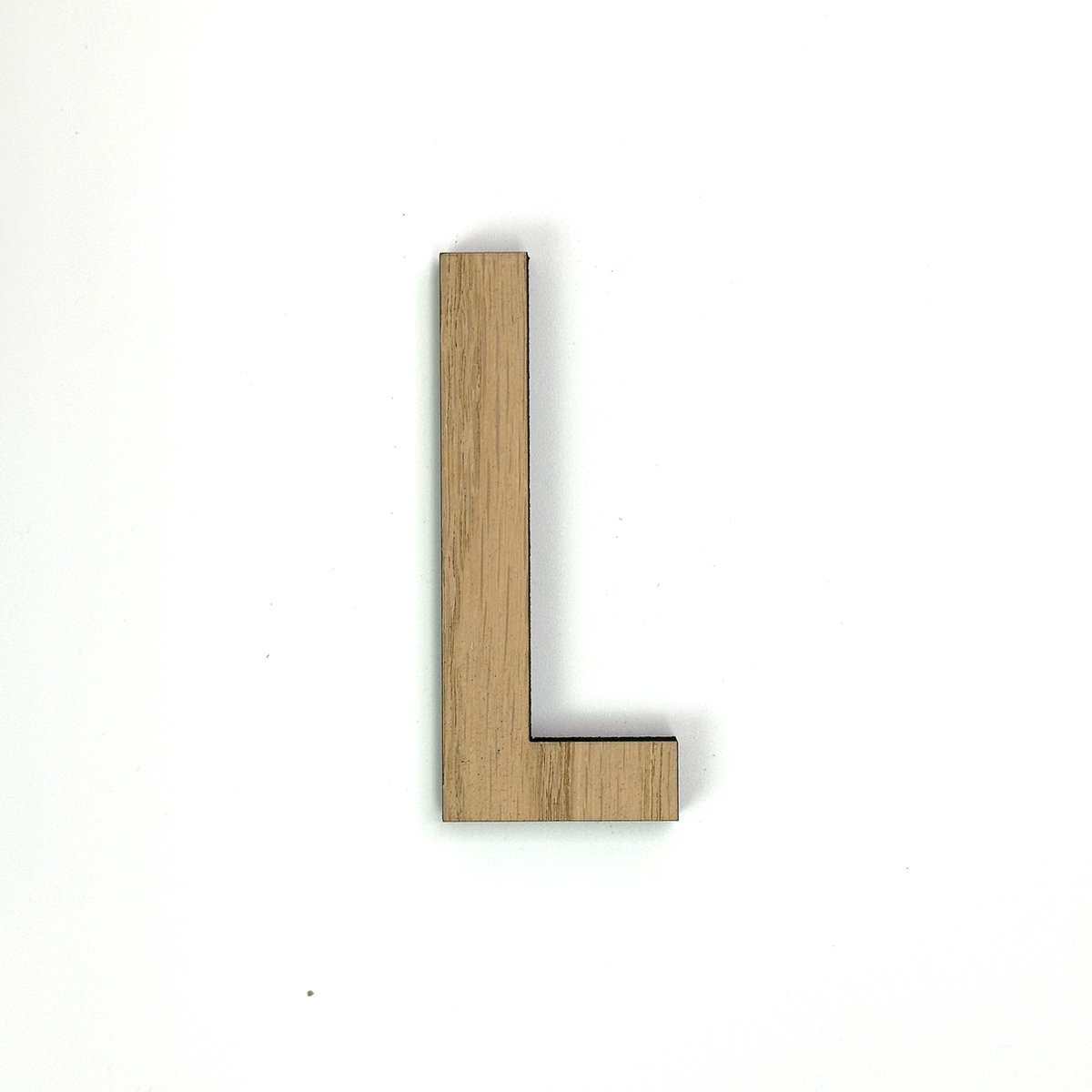 MGM-trading MDF Letter L voor decoratie en knutselen, 20 cm