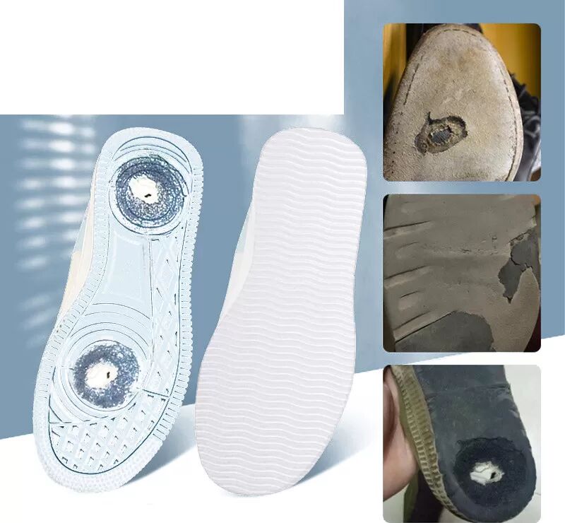 INF EVA Schuhsohlen-Schutzpolster - Anti-Rutsch-Grip - 6 Stück