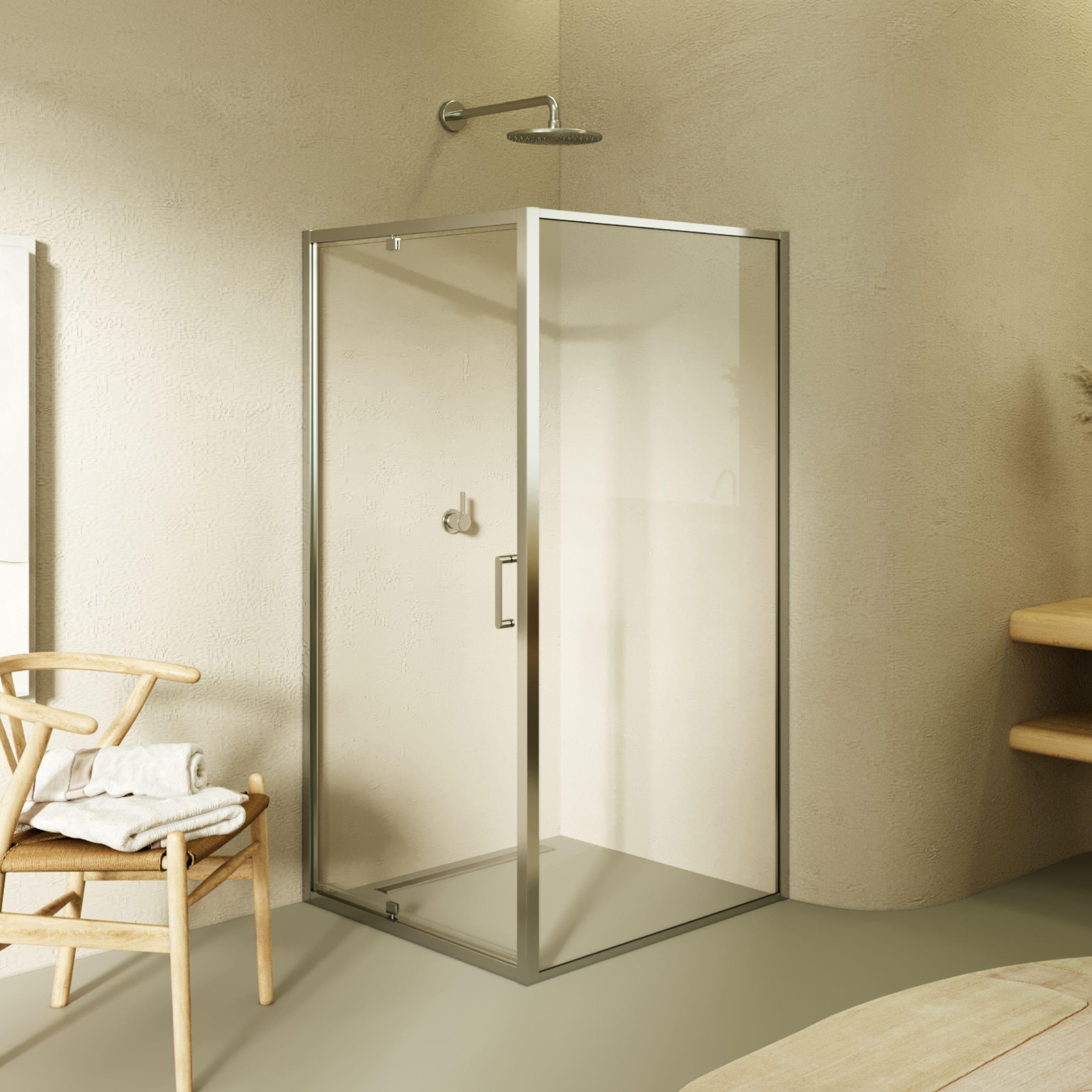 i-flair Eck Duschkabine 70x90x190 cm aus durchsichtigem 6 mm Sicherheitsglas - DK552