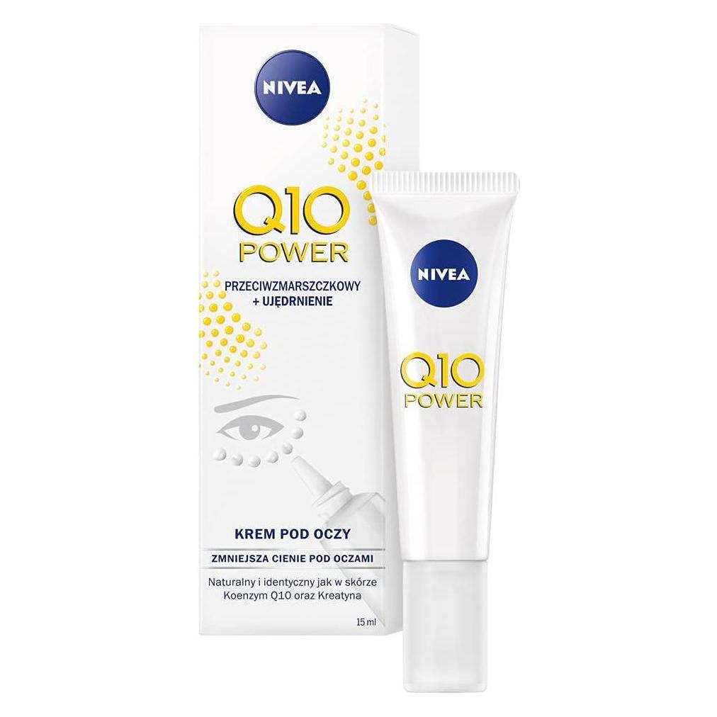 Nivea Krem pod oczy przeciwzmarszczkowy Q10 (Augenpflege Crème, 15 ml, Tag + Nacht) (5900017100623)