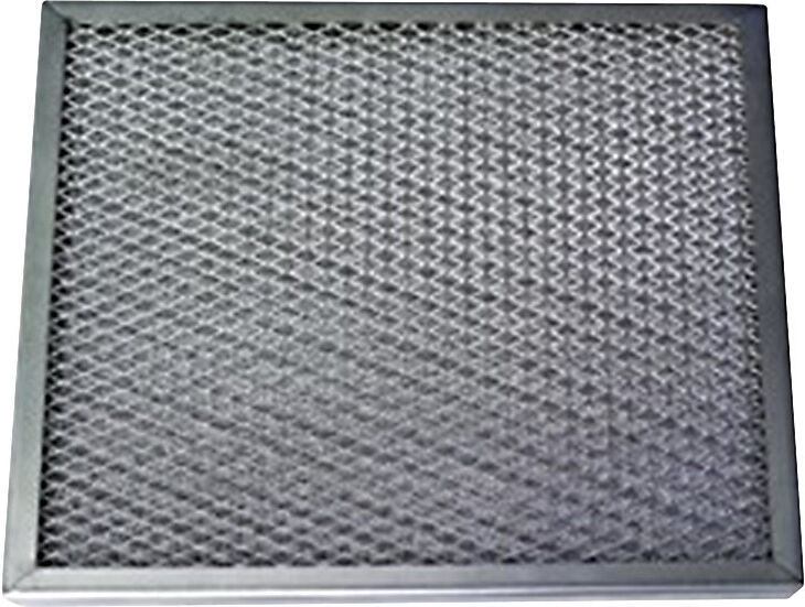kaiserkraft Streckmetall-Filter, Höhe 15 mm, grau