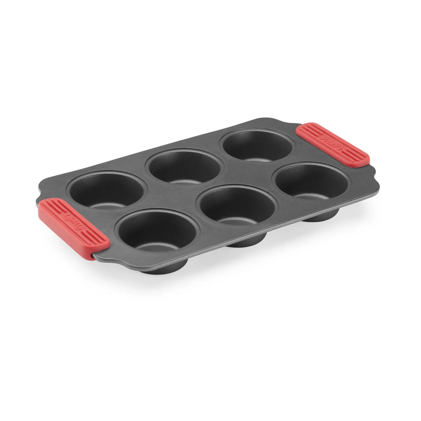 Lékué non-stick muffinsvorm 6 stuks Rood