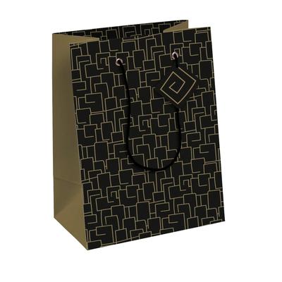 Clairefontaine 6x Archi, Excellia Geschenktasche M 21,5x10,2x25,3 cm - Schwarz 32478-3C