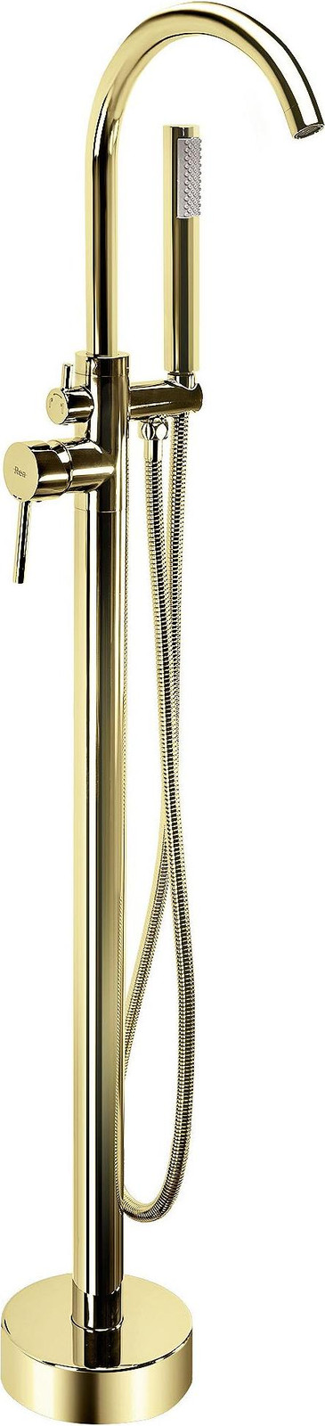 Rea Vloeren Badmengkraan Lungo Gold met draaibare uitloop