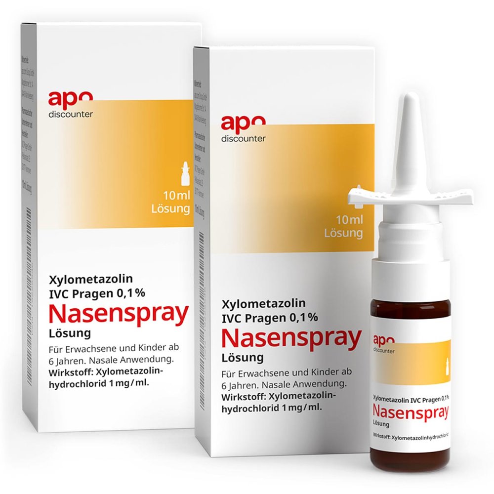 IVC Pragen GmbH Nasenspray Xylometazolin 0,1 % Lösung von apodiscounter 08103007