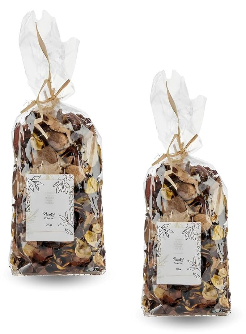 2 geurzakjes vanille, 280g – natuurlijke woonaccessoires