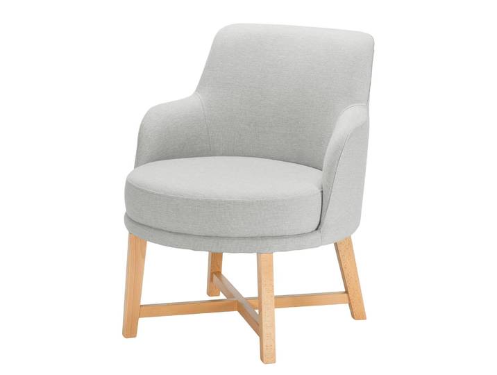 Fauteuil Siabu Gris/Granit Tissu 67 x 79 x 68cm