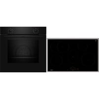 BX18IB, Backofen-Set schwarz/edelstahl