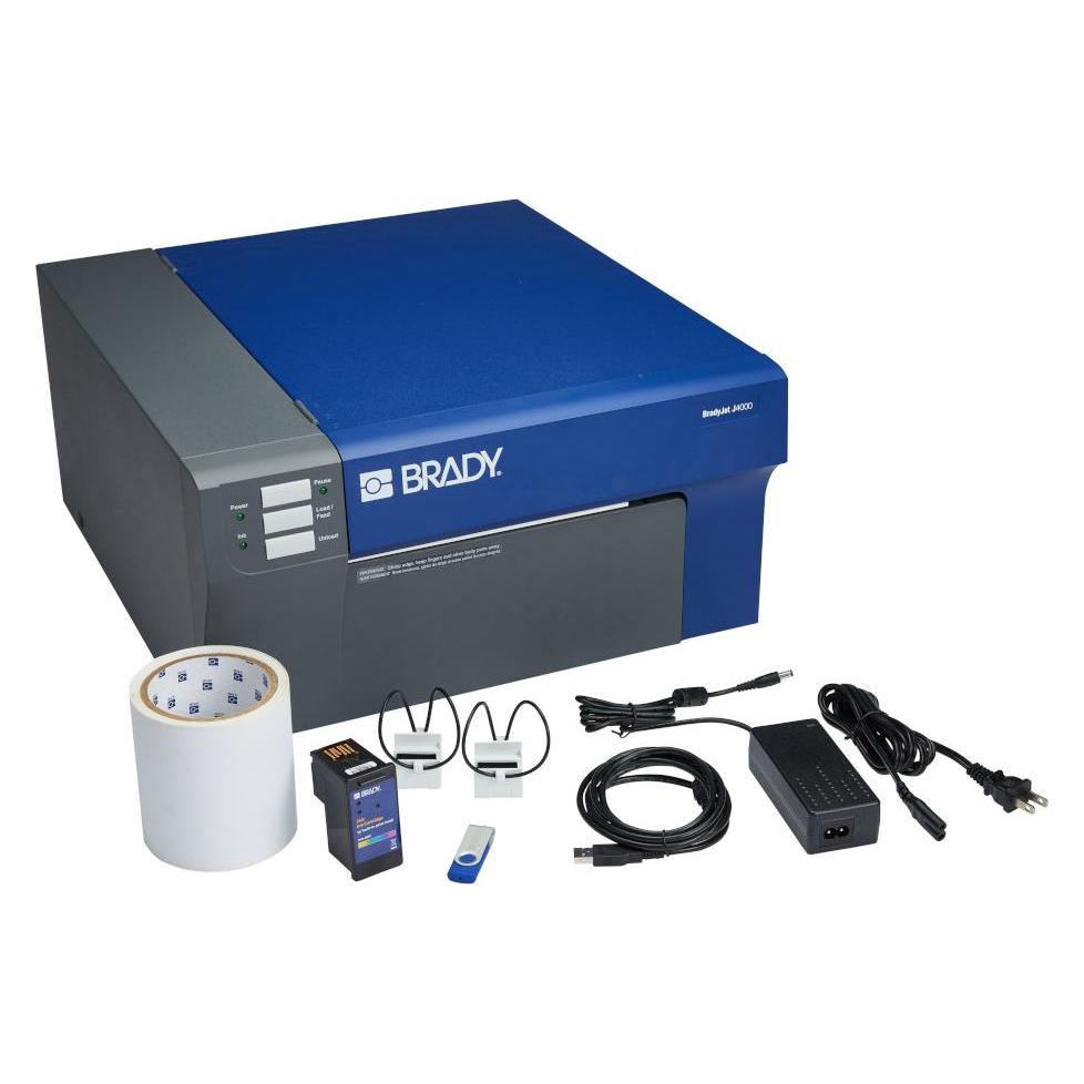 Brady BradyJet J4000 Farbetikettendrucker - EU, Inkjet-Druck, max. Breite 203.20 mm, 4.800dpi, USB (J4000-EU)