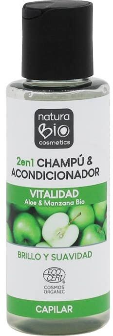 NaturaBIO Cosmetics 2 en1 Champu & Acondicionador Vitalidad 100 ml
