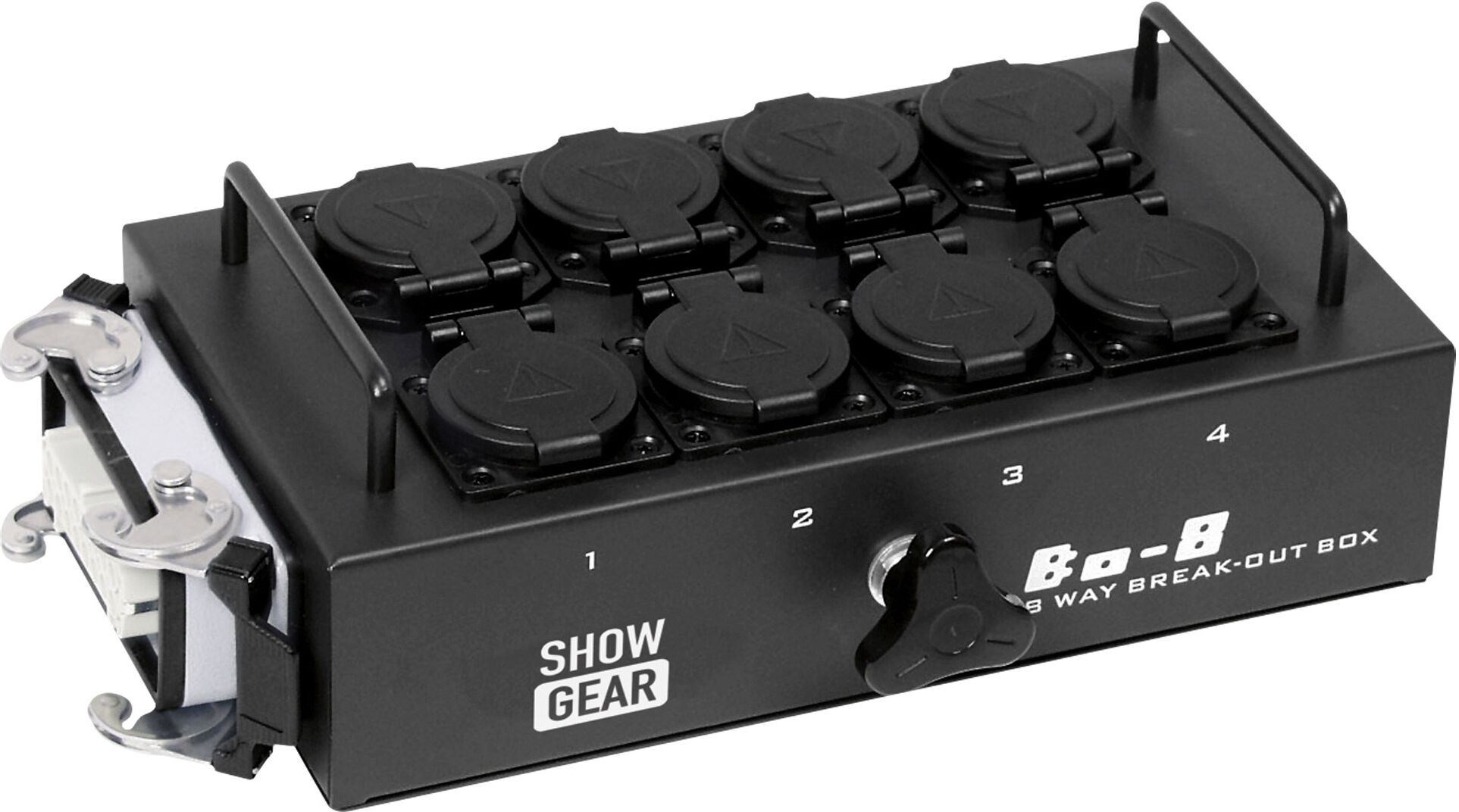 Showgear Bo-8-S1 8 Schuko-Stecker Und 1x 16-Poliger Stecker
