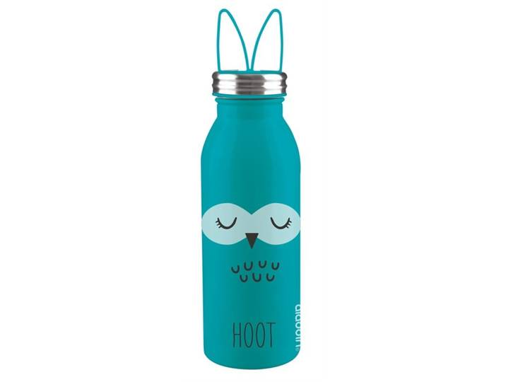 Thermobecher Zoo Vacuum H 24 cm blau, weiss, schwarz Edelstahl 0.45 l BPA frei/Nicht spülmaschinenfest