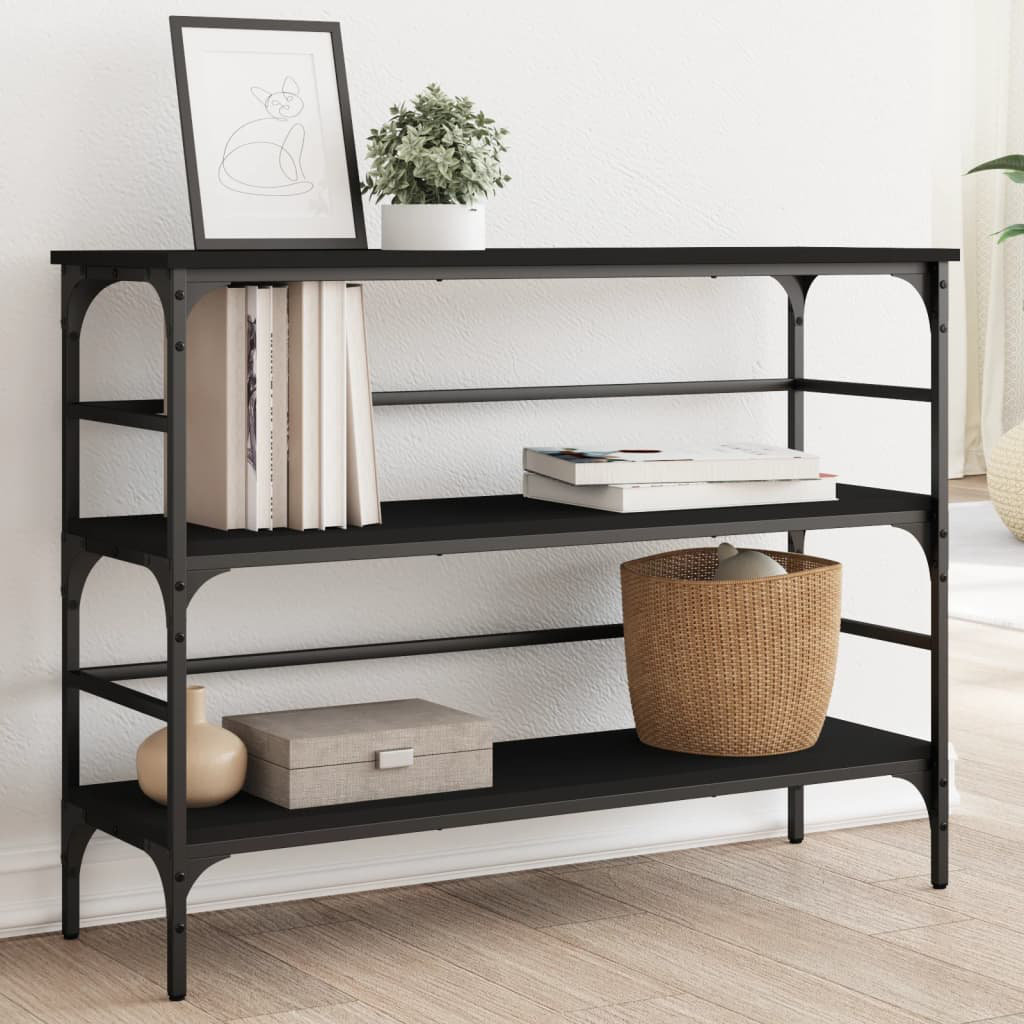17 Stories Nyaja 100cm Console Table Black
