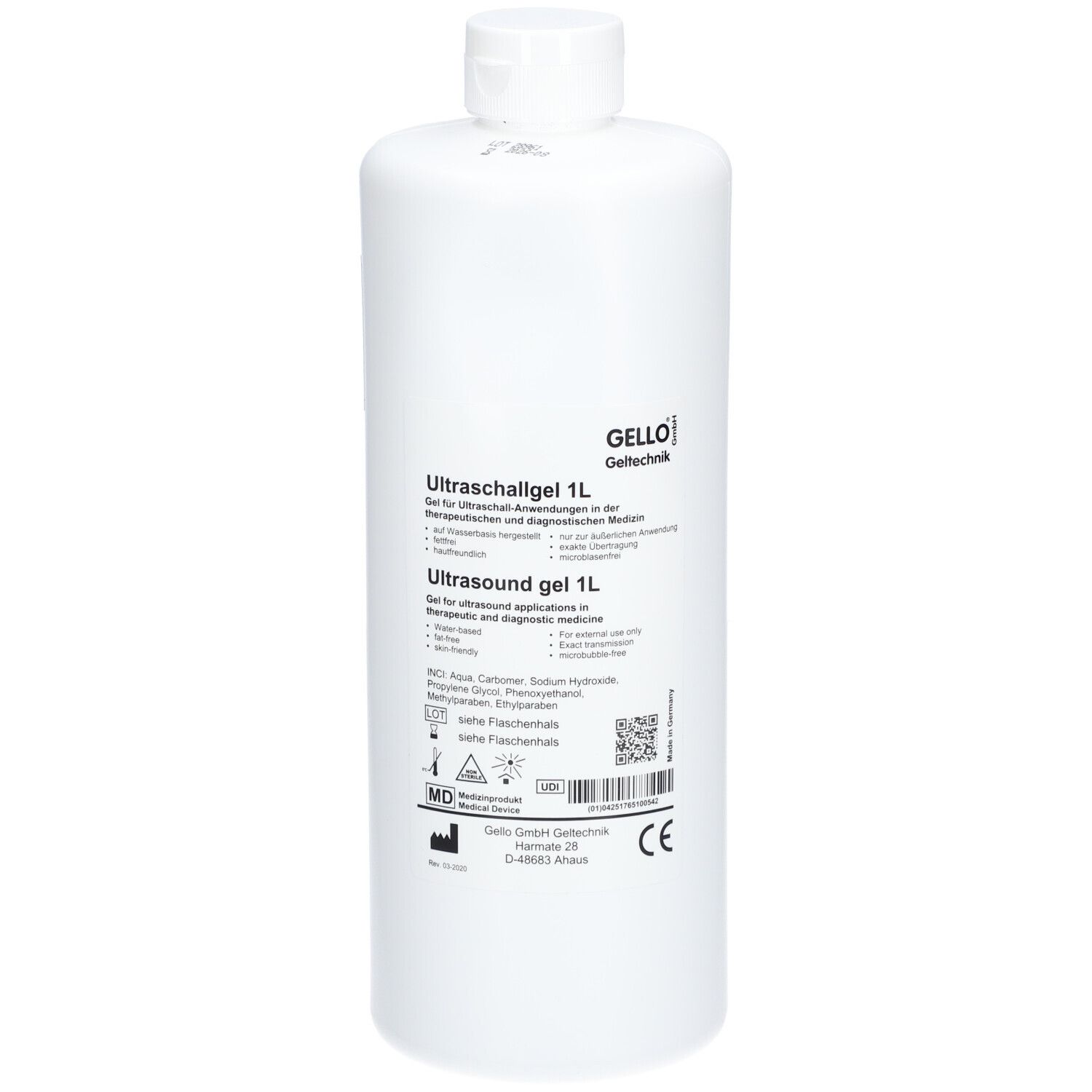 Ultraschallgel 1000 ml Gel