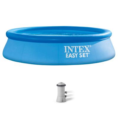Quick-Up Pool INTEX "Easy", blau, H:61cm Ø:305cm, Schwimmbecken, ØxH: 305x61 cm