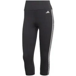 Adidas, Damen, Tights, Women's Training Essentials 3-Stripes 3/4 Tights (M), Schwarz