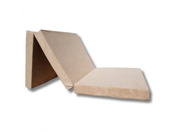 Matelas 195x65x8 cm lit futon pliable pliant - NATALIA SPZOO - Mousse polyuréthane - 1 personne