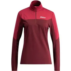 SWIX Midlayer Infinity Light Half Zip W, Größe M in Rot Rot