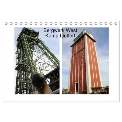 Bergwerk West Kamp-Lintfort (Tischkalender 2027 DIN A5 quer), CALVENDO Monatskalender