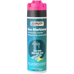 STANGER Markierungsspray Bau-Markierer, neonpink, 500,0 ml