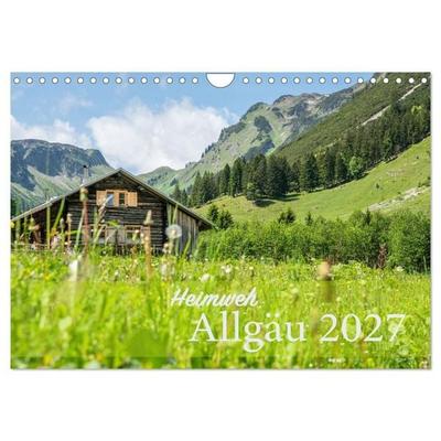 Heimweh Allgäu 2027 (Wandkalender 2027 DIN A4 quer), CALVENDO Monatskalender