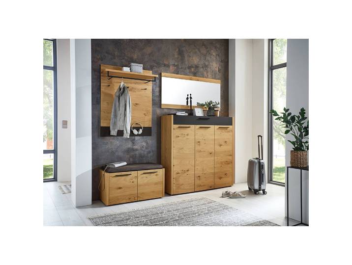 Spiegel II 125 x 59 x 2cm Braun Spanplatte, furniert 125 x 59 x 2cm