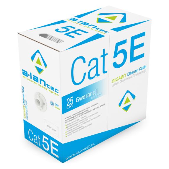 Alantec KIF5LINKASZ Netzwerkkabel U/UTP (UTP) (U/UTP, CAT5e, 305 m) (KIF5LINKASZ)