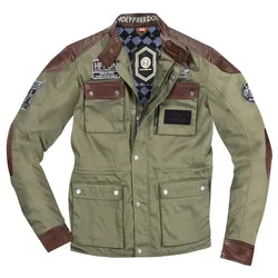 HolyFreedom Quattro Waxed Evo Motorrad Textiljacke