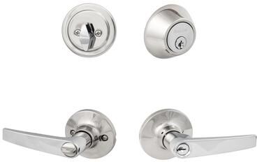 Sure-Loc Cedar Entrance Lever with Keyed Alike Deadbolt