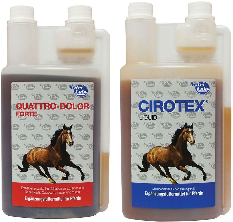 Nutrilabs Quattro-Dolor Forte + Cirotex liquid 1+1 l Set