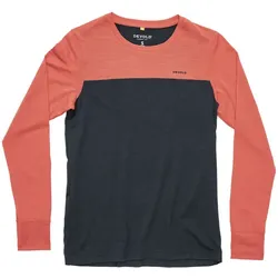Devold CLASSIC LINEAR LS WMN XL INK/CORAL