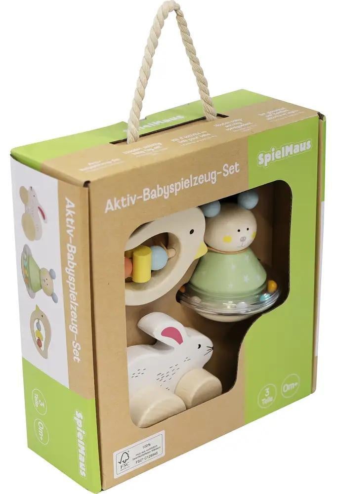 SpielMaus houten activiteitenset, 3-delig